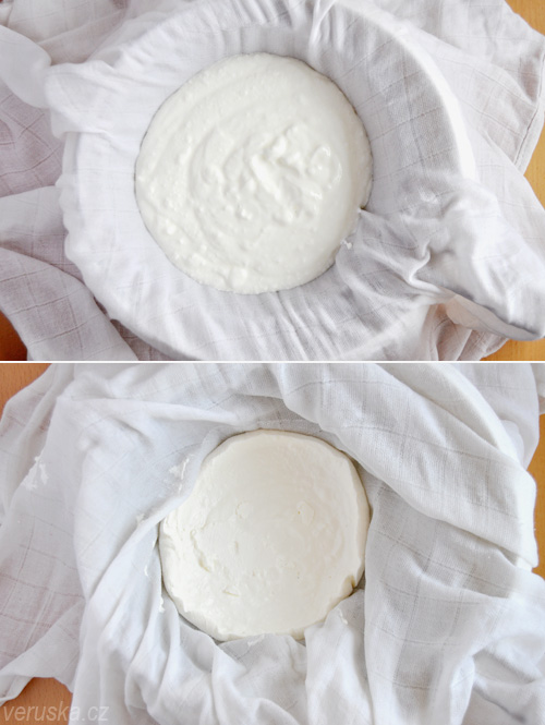 Domácí tvarohový sýr - výroba