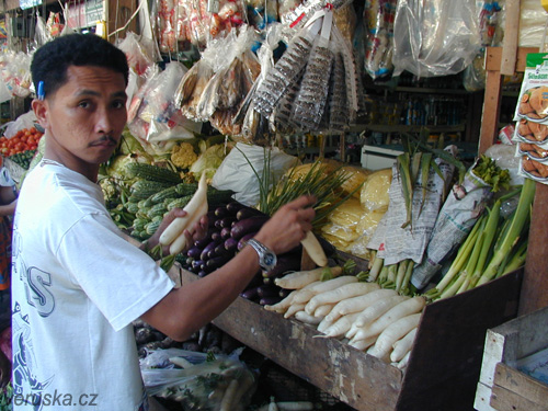 Trh na ostrově Boracay