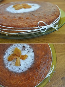 Mandlový koláč s polentou