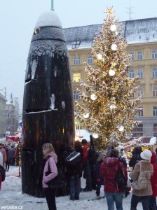 Brněnské Vánoce 2010, vánoční strom a hodiny